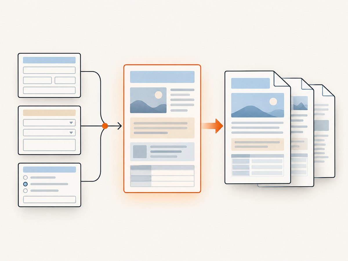 Render a dedicated summary element so the PDF contains the intended form values and labels.