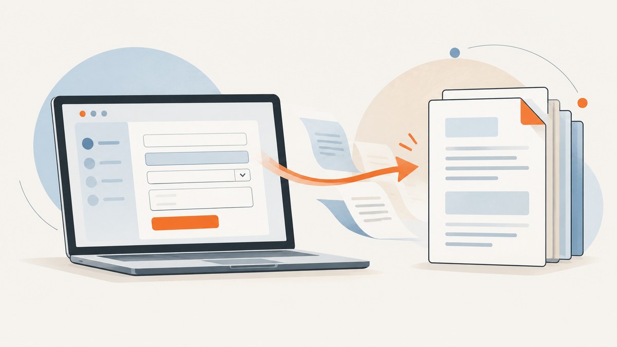 Convert an HTML Form to PDF Using JavaScript