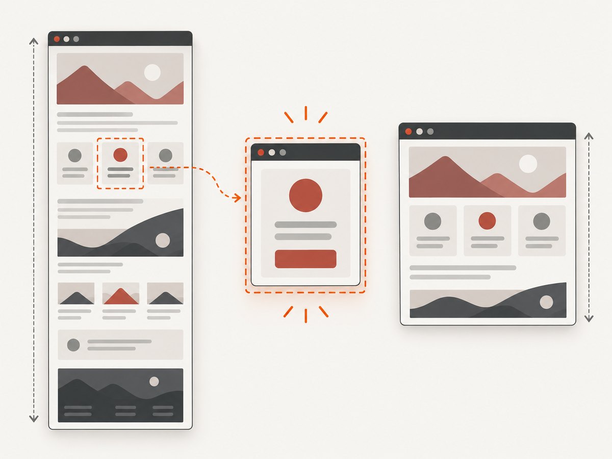 Choose viewport, full-page, or element bounds to match the image you need.