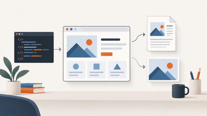 How to Convert HTML to JPG or PDF