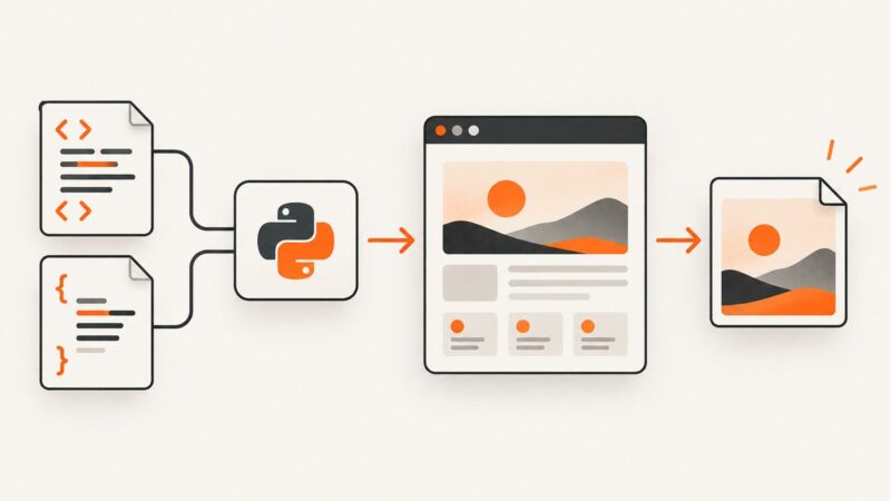Convert HTML to JPEG in Python: A Complete Playwright Guide