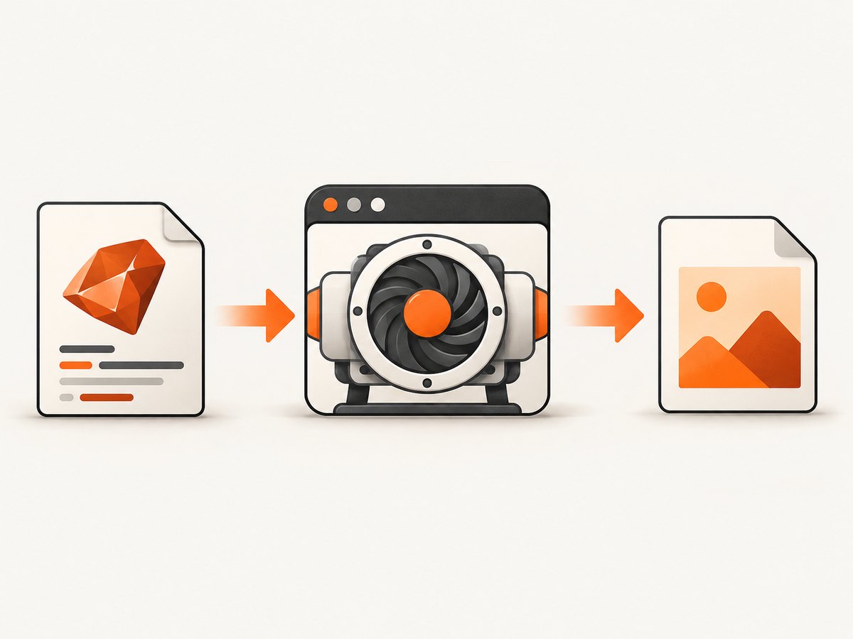 IMGKit passes HTML to wkhtmltoimage, which renders the page and returns image bytes.