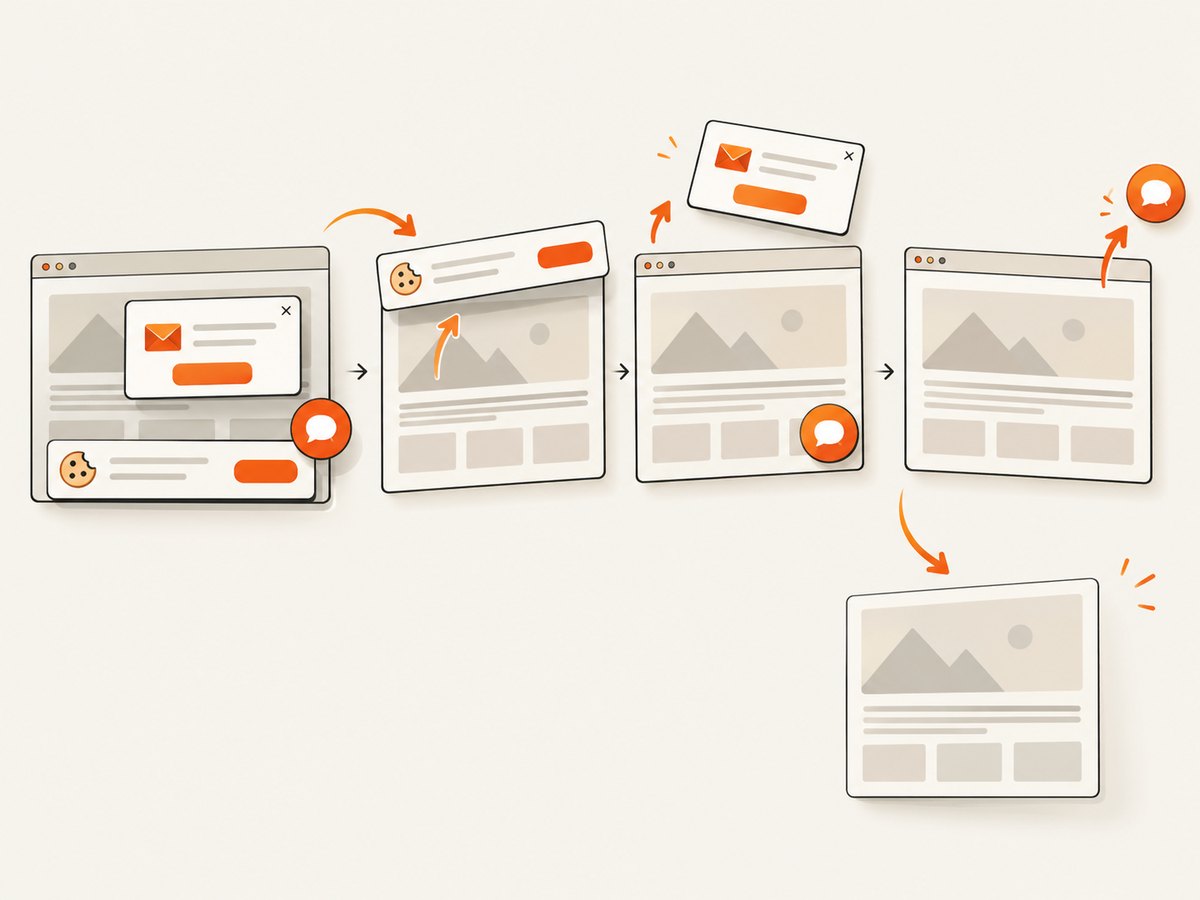 Automated capture can clean common overlays before returning the page image.