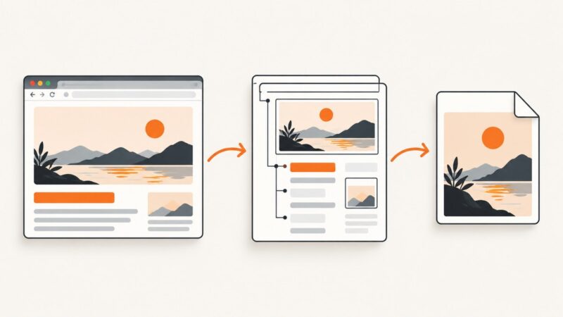 How to Convert an HTML Document to JPG in Chrome