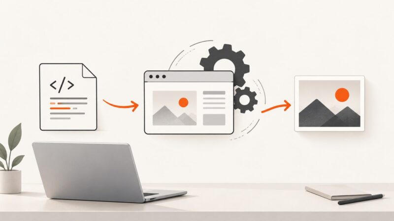 How to Convert HTML to JPG Offline