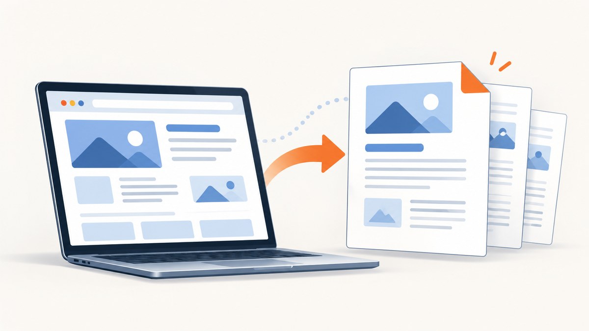 How to Convert HTML to PDF on a Laptop