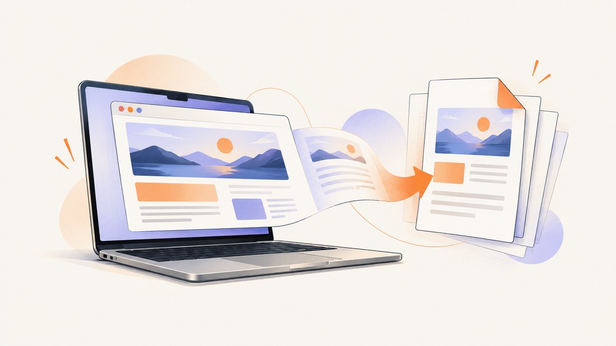 How to Convert HTML to PDF Online on Mac