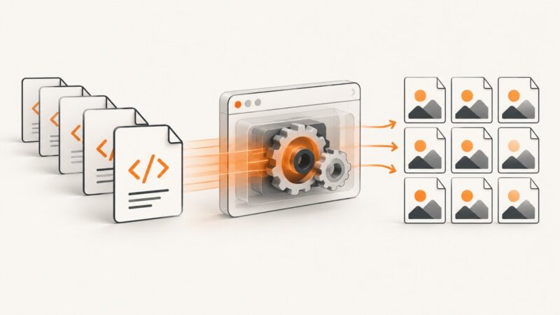 How to Convert HTML to PNG in Bulk