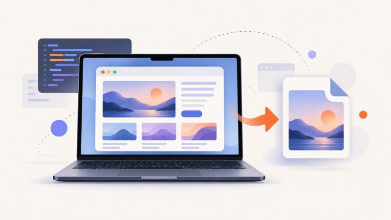 How to Convert HTML to PNG on Mac