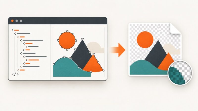 How to Convert HTML Vector Graphics to PNG