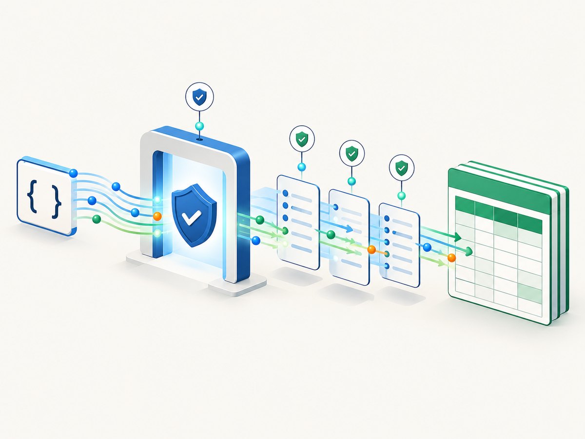 API imports need credentials, pagination, schema checks, and refresh validation.