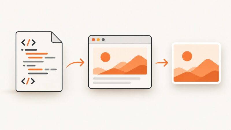 How to Convert Local HTML Files to PNG