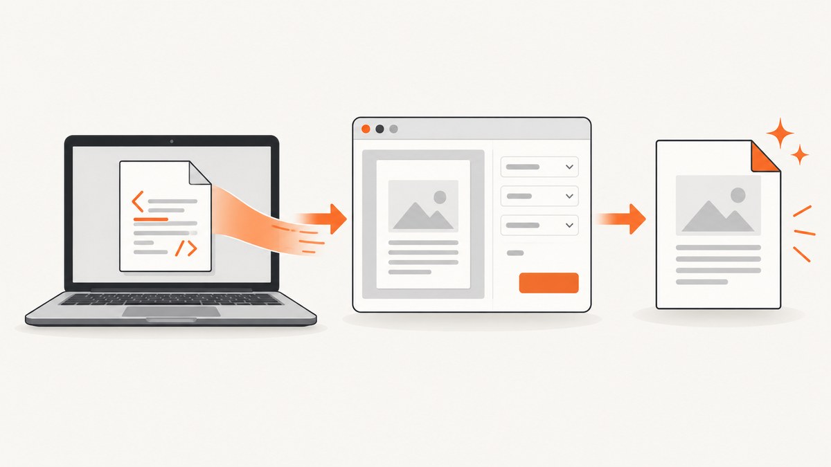 How to Convert a Local HTML File to PDF in Chrome