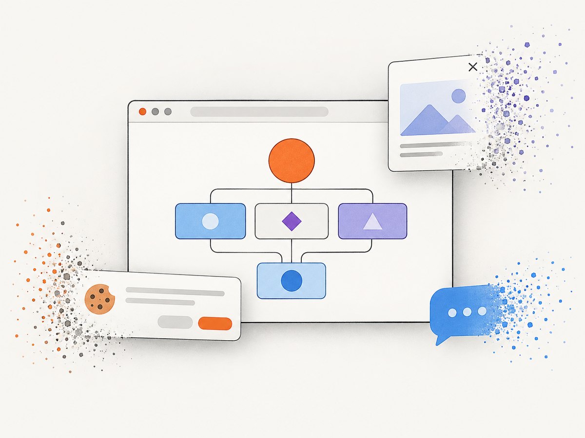 A capture service can remove page clutter before saving the rendered diagram.