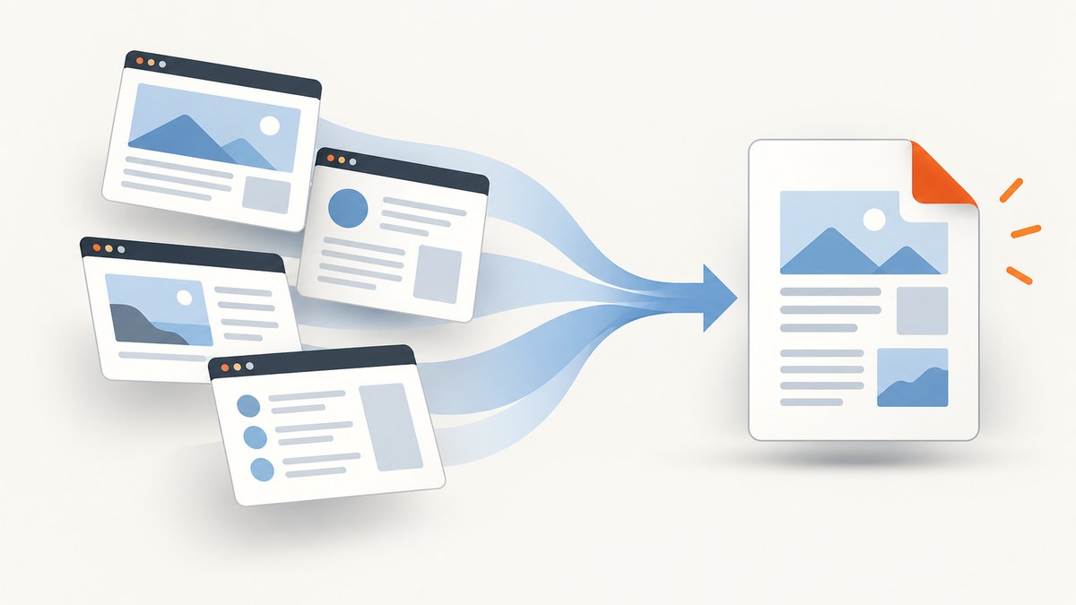 How to Convert Multiple Webpages to PDF Online