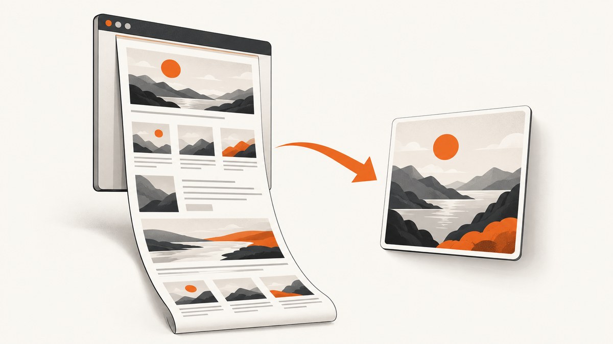 Convert a Single-File Webpage to JPG