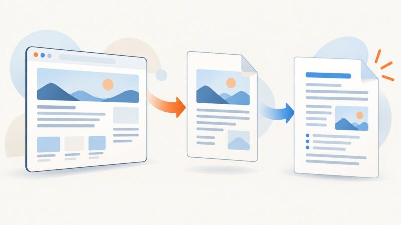 How to Convert URLs to PDF or DOCX