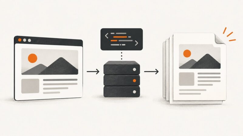 How to Convert a Web Page to PDF in Bun