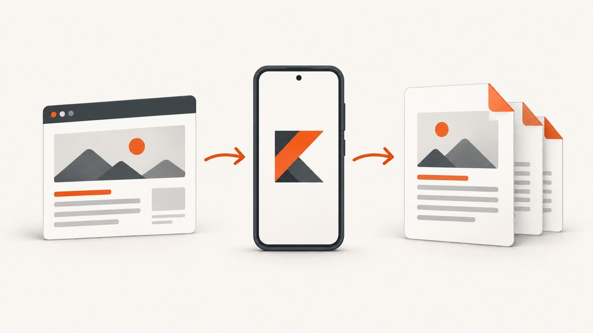 How to Convert a Web Page to PDF in Kotlin