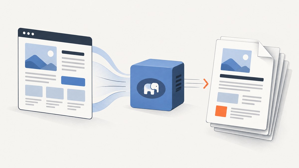 How to Convert a Web Page to PDF in PHP