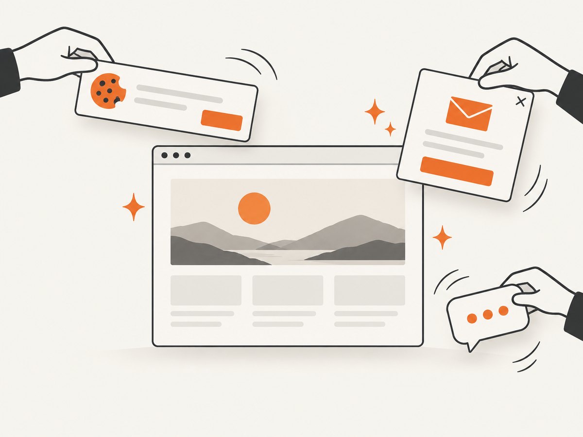 Overlays can be removed before capture so the page content remains readable.