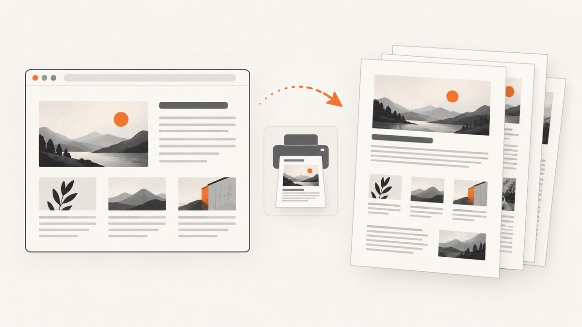 How to Convert a Web Page to PDF Without Losing Formatting