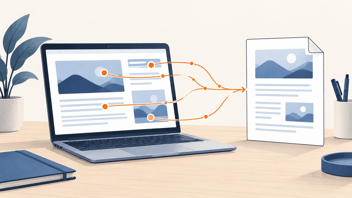 Convert a Webpage to PDF with Hyperlinks