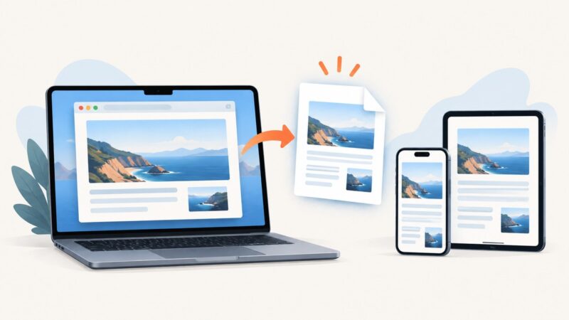How to Convert a Webpage to PDF in Safari