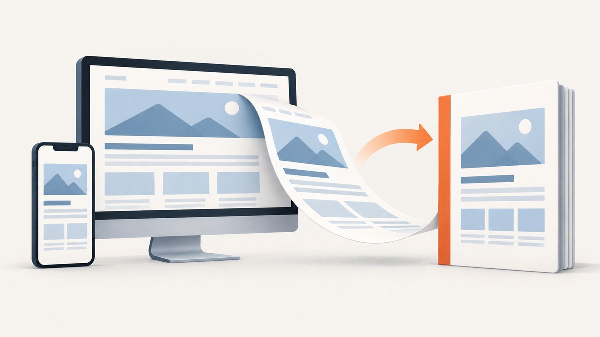 How to Convert a Webpage to a Single-File PDF
