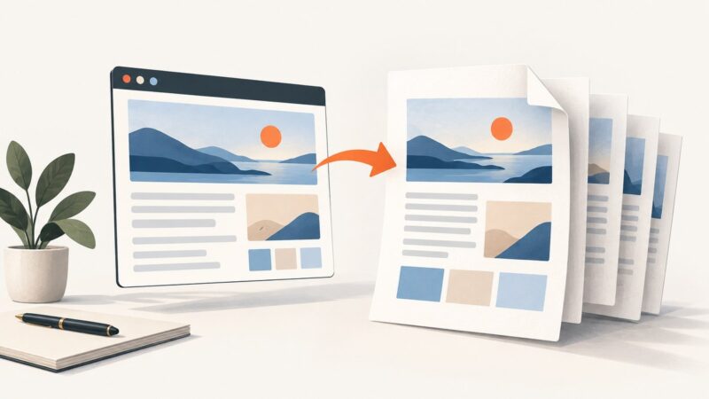 How to Convert a Webpage to PDF in Acrobat