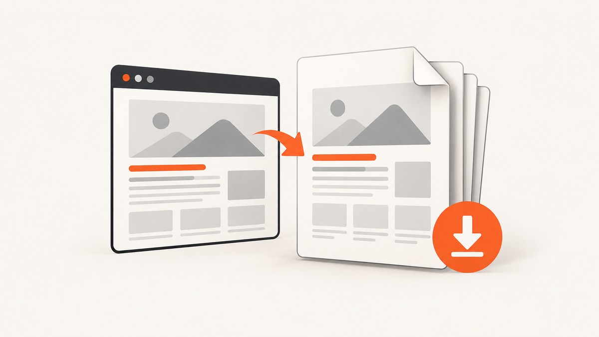How to Convert a Webpage to PDF with a Browser Extension
