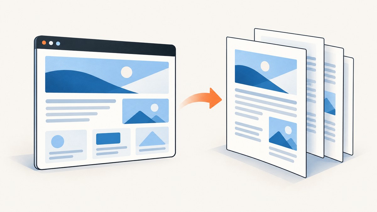 How to Convert a Webpage to PDF Online for Free