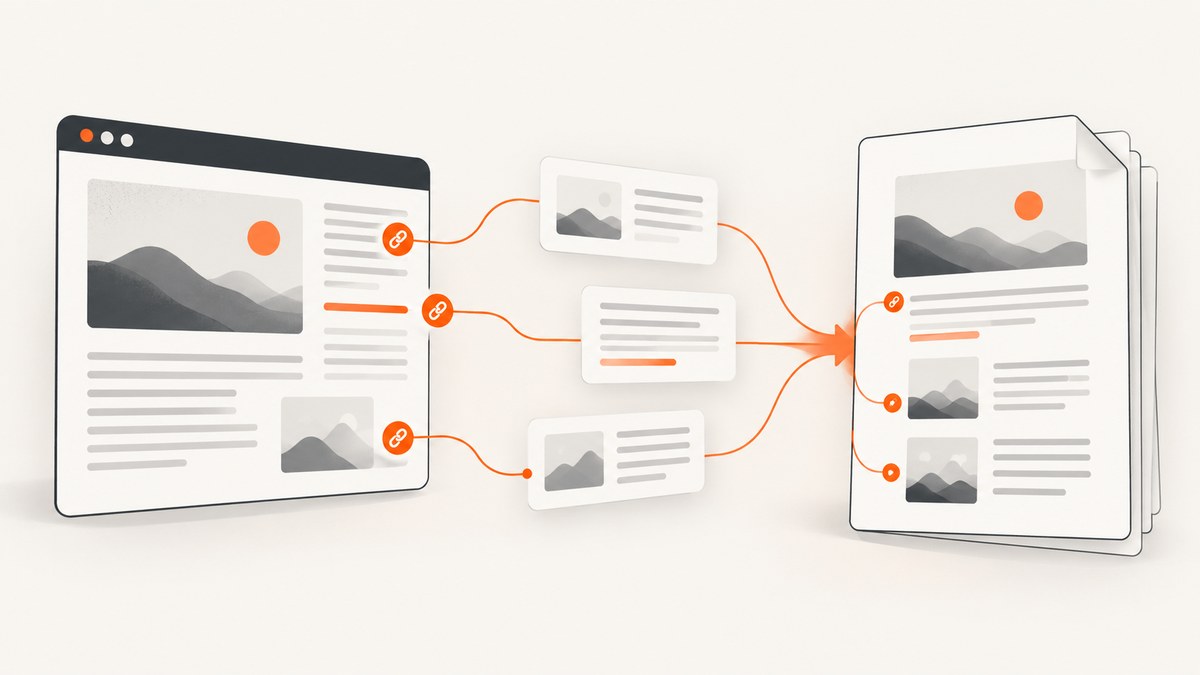 How to Convert a Webpage to PDF with Links