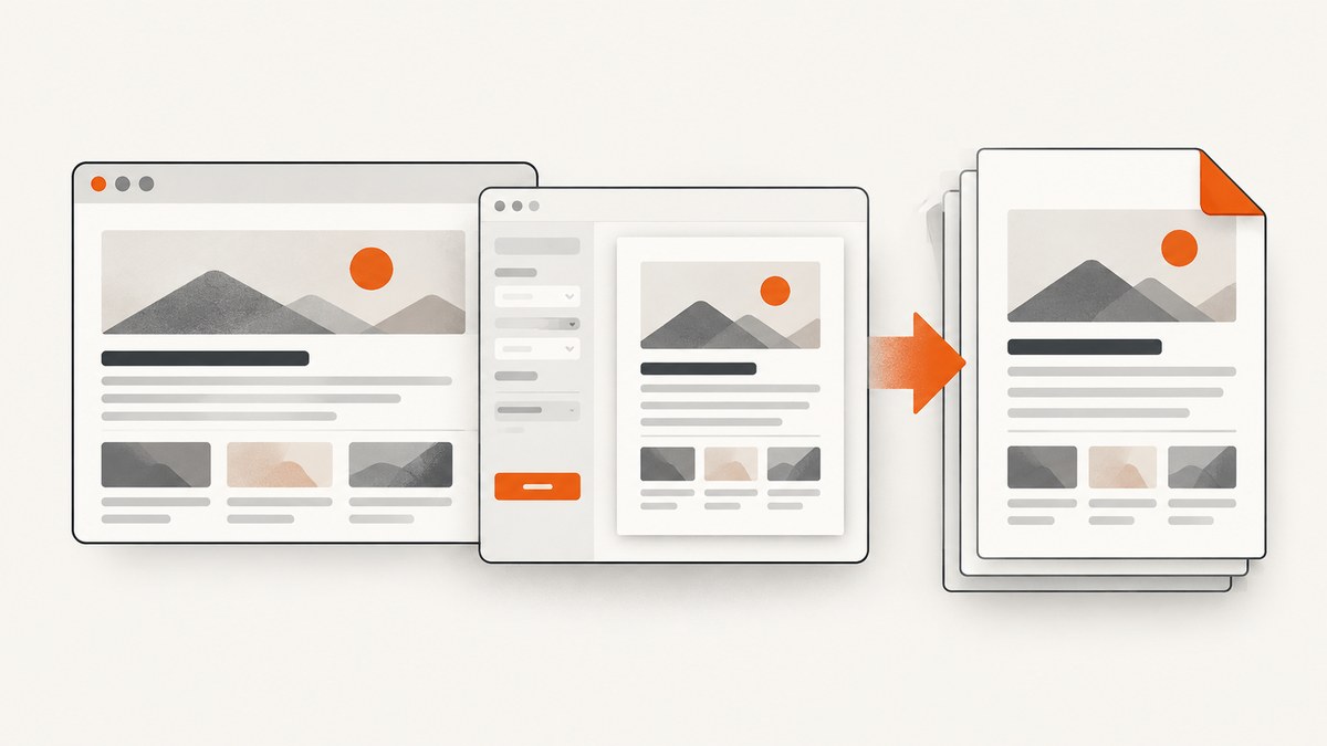 How to Convert a Webpage to a PDF File