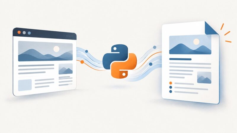 Convert Webpages to Word Documents with Python