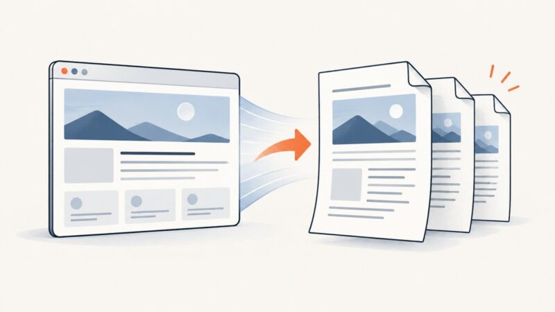 Convert a Website Page to PDF