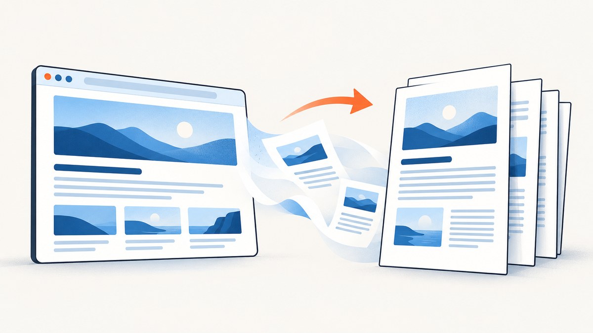 How to Convert a Website to a PDF Document