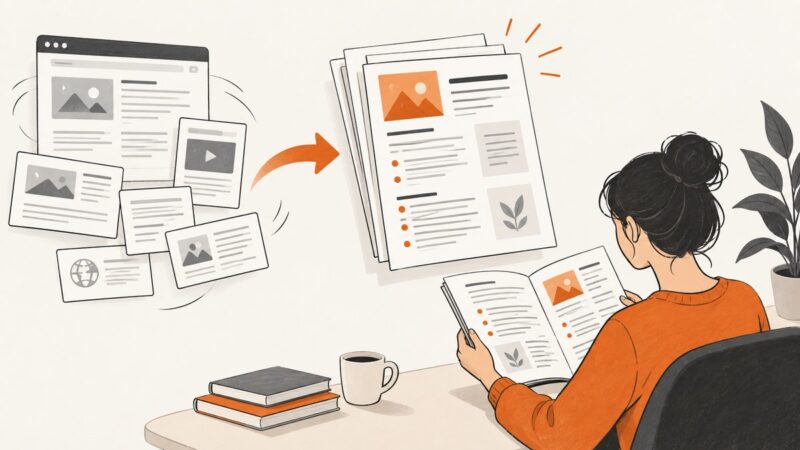 Creating Course Handouts and Certification PDFs from Web Content