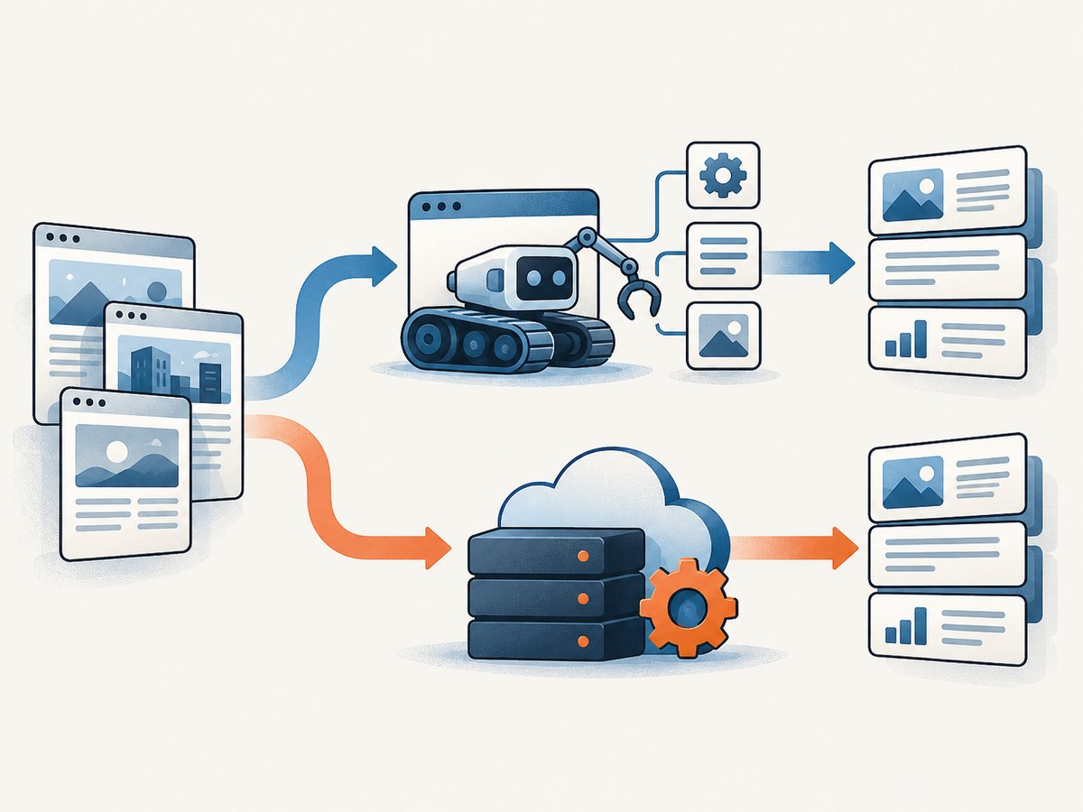 Crawl4AI emphasizes configurable browser and extraction control; Firecrawl packages common crawl tasks behind an API.
