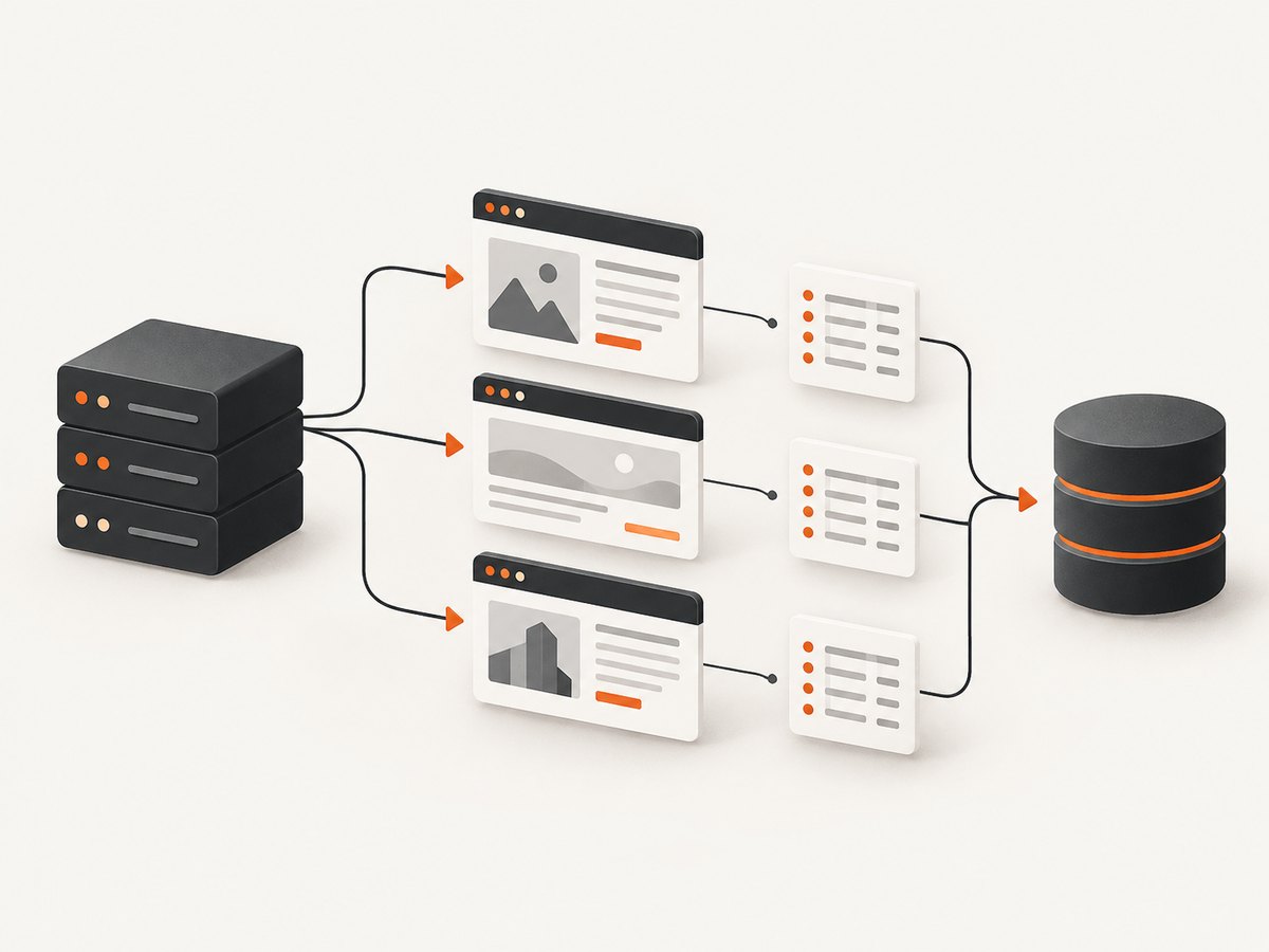 Crawlbase centers on API-driven requests and shared product usage that feeds a developer-managed pipeline.