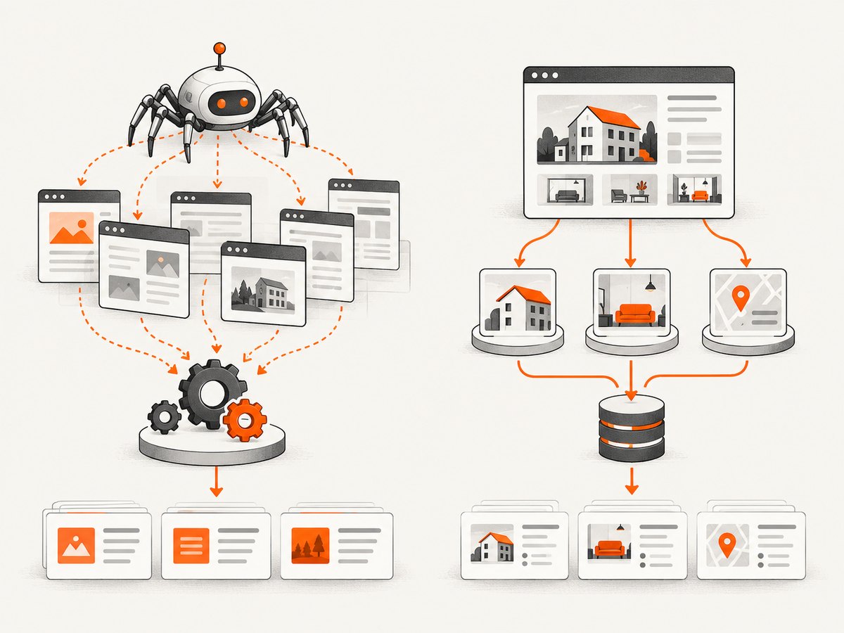 Crawlbase presents a broader collection suite, while Oxylabs emphasizes target-specific structured extraction.