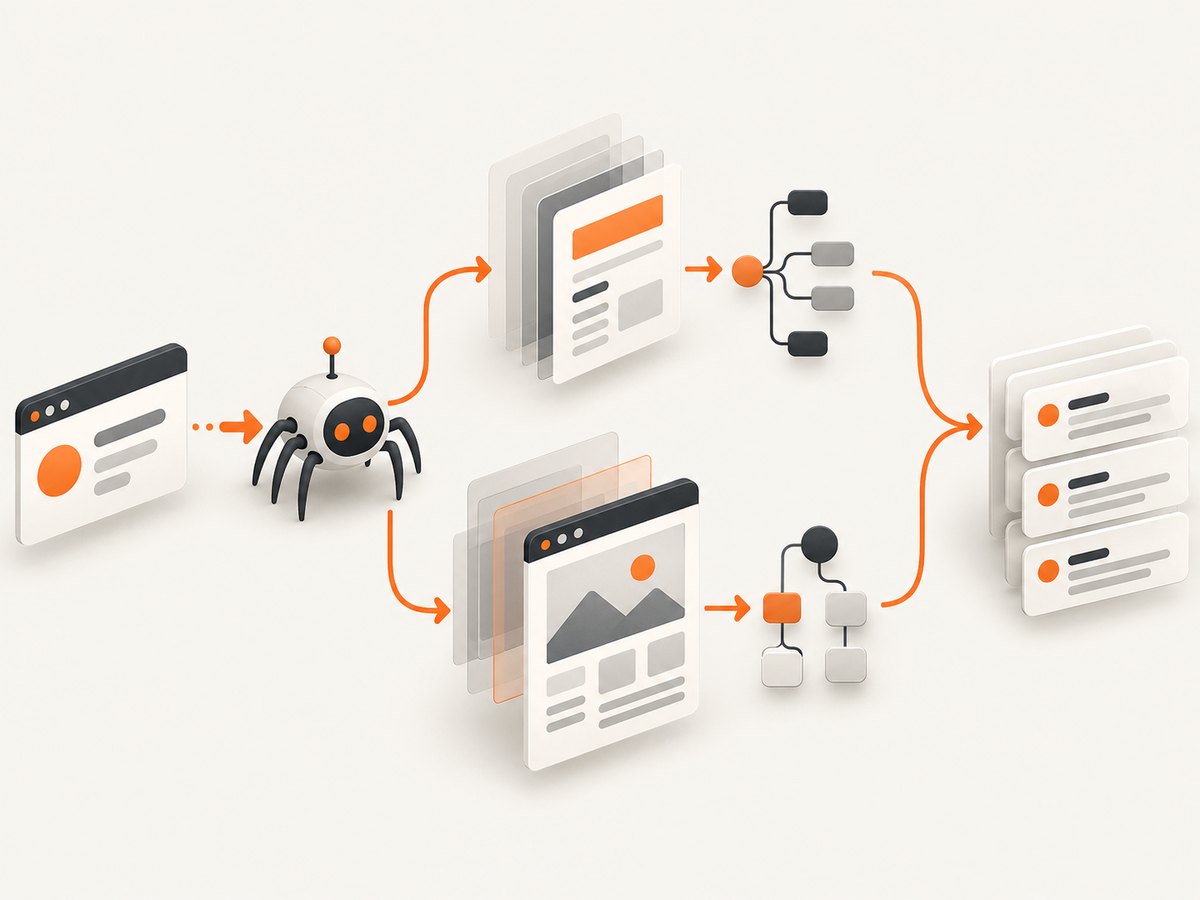 Crawlee can parse plain HTML with CheerioCrawler or render pages in a browser with PlaywrightCrawler.