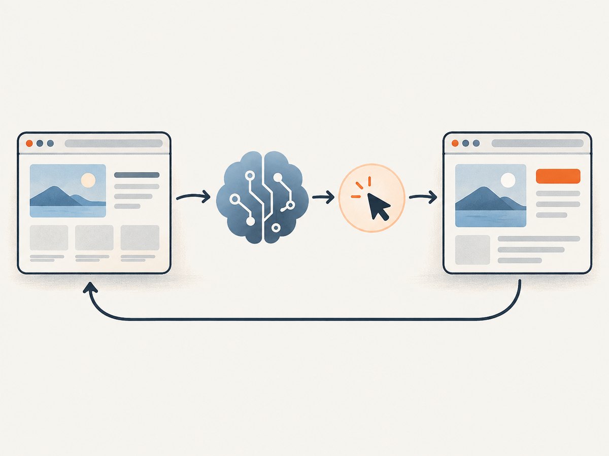 A screenshot pipeline can remove common overlays before saving a visual preview of a source page.