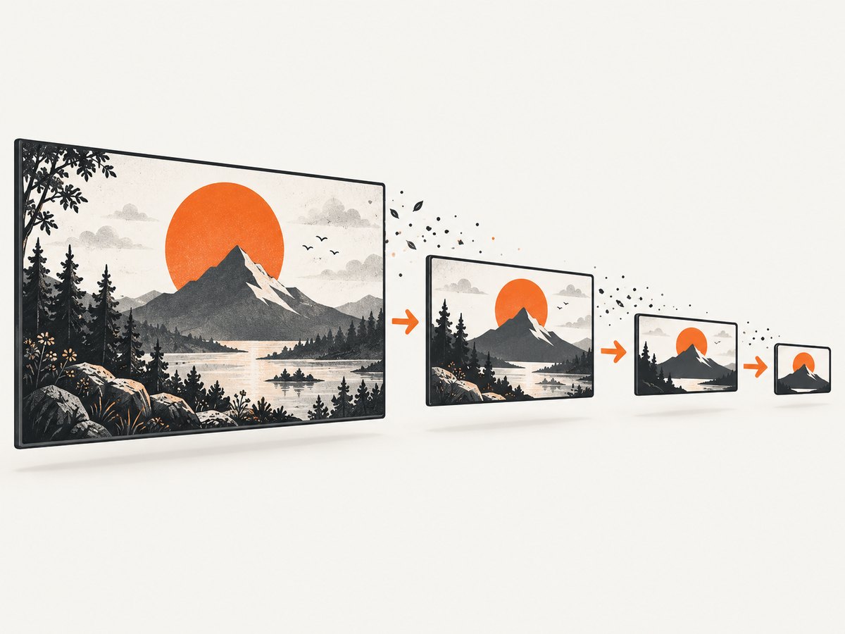 Preview the design at small size to remove details that disappear.