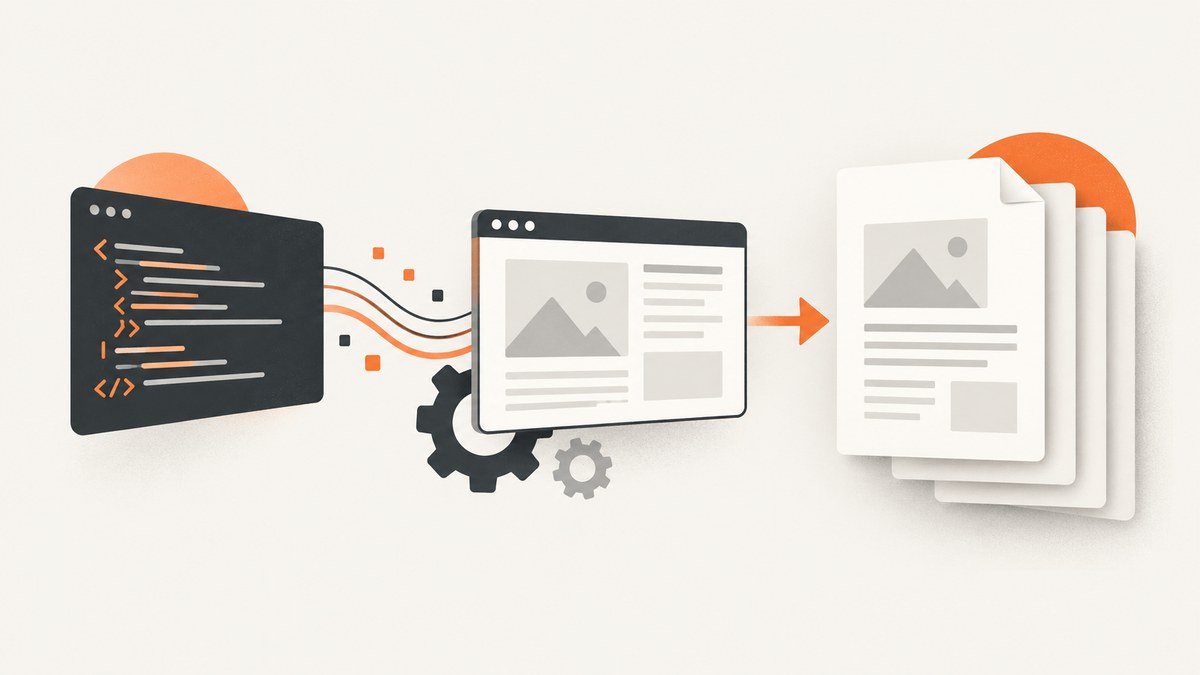 How to Create a PDF from HTML Code