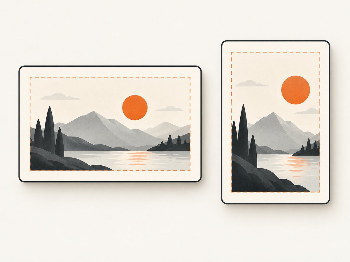 Match the thumbnail canvas to standard video or Shorts orientation and leave room for placement crops.
