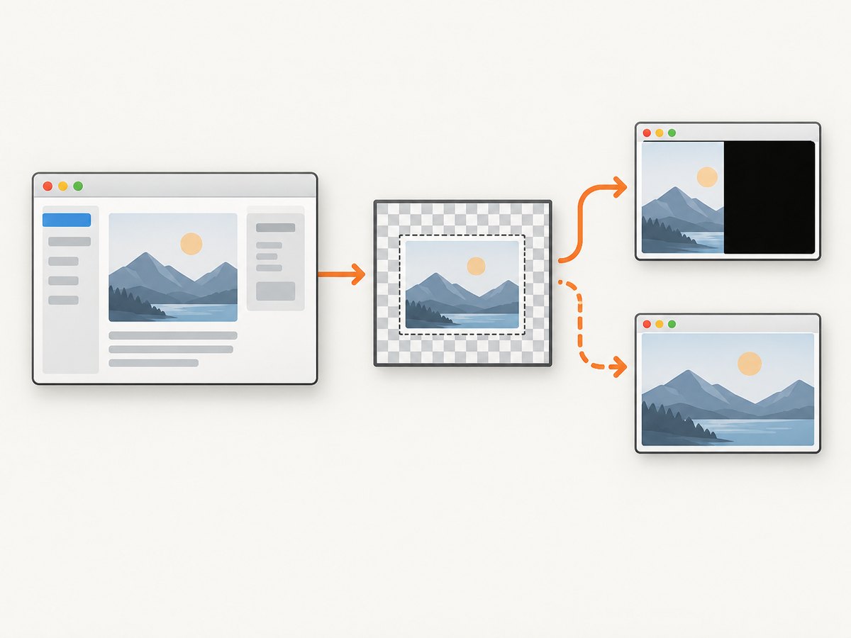 PrintWindow asks the target application to render into your device context, so call success and pixel completeness are separate checks.