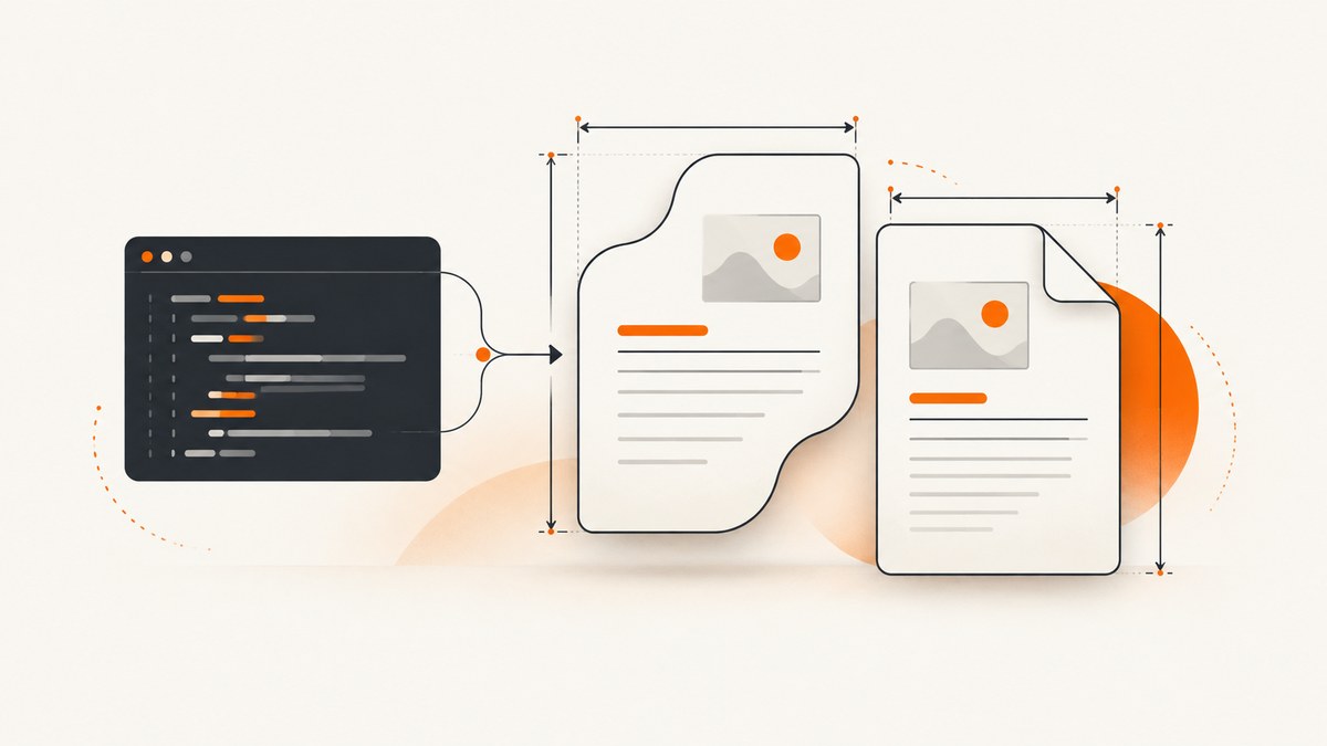 How to Create DOCX and PDF Documents with Custom Page Sizes