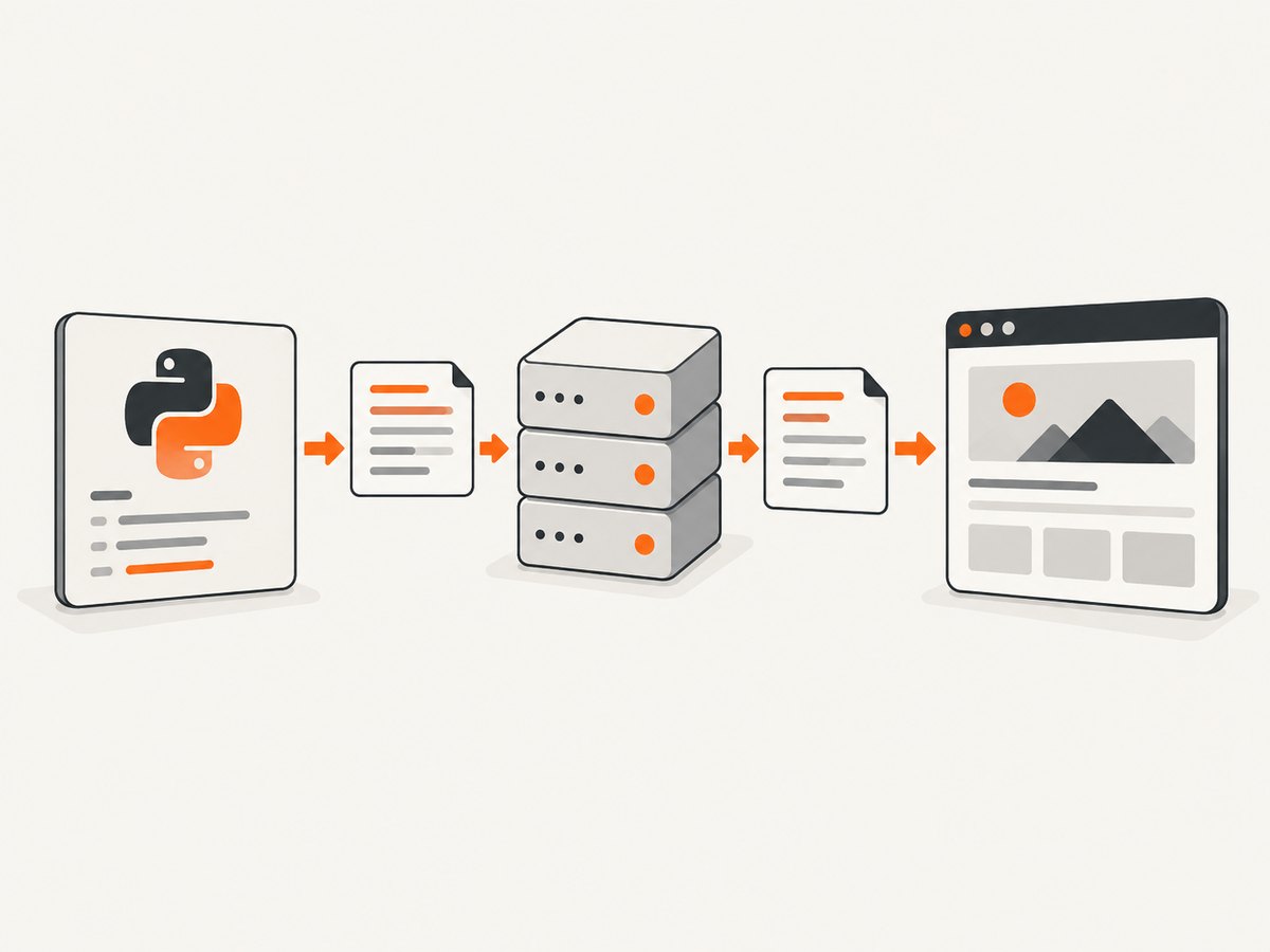 Custom headers affect the HTTP request stage; rendering happens in a separate browser stage.