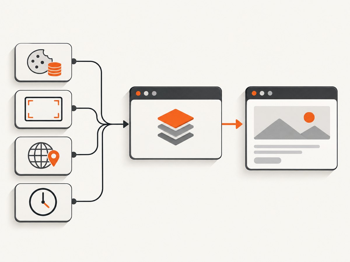 A configured browser context combines storage and emulation settings before the page loads.